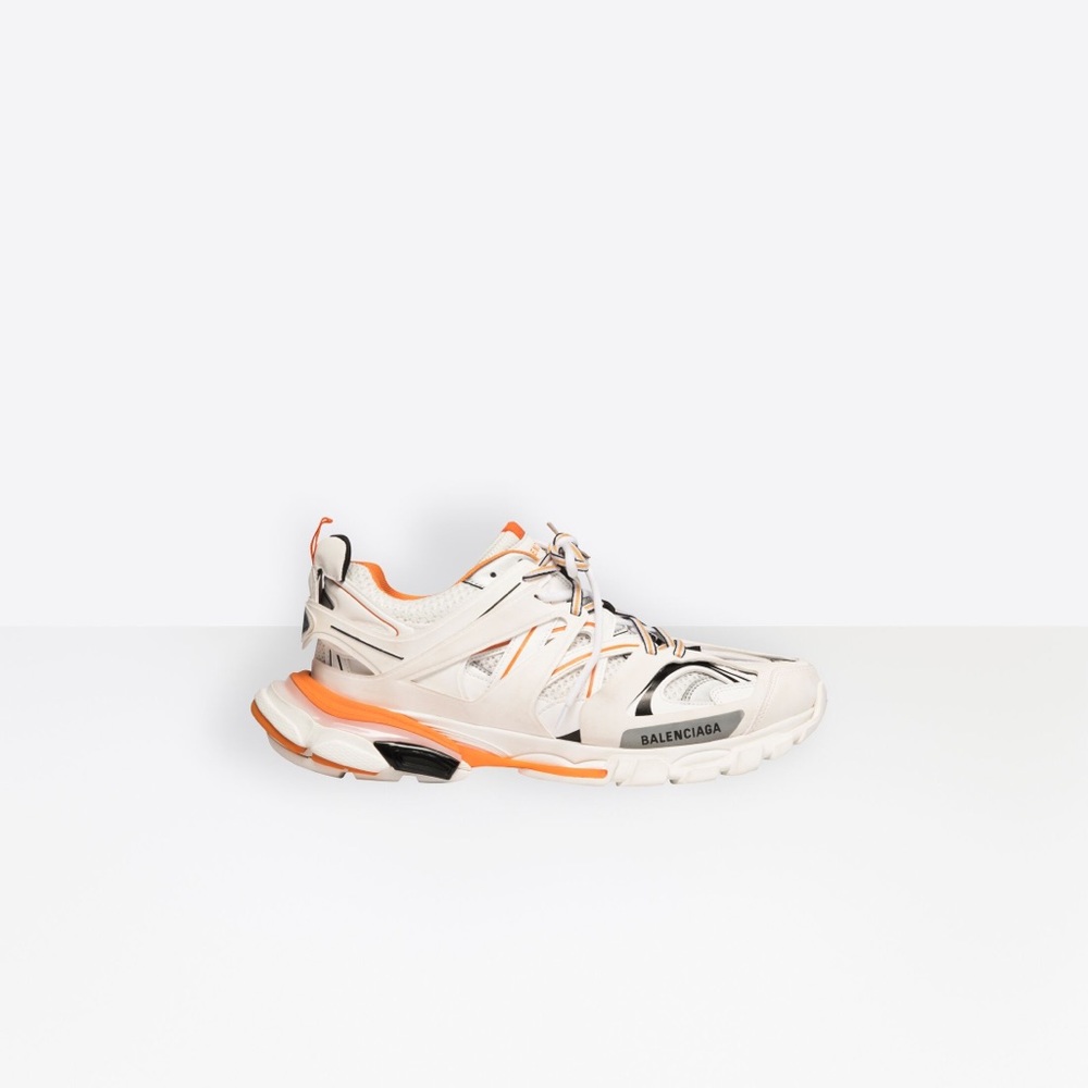 ❌SOLD❌ Balenciaga Track trainers white,orange mesh,nylon